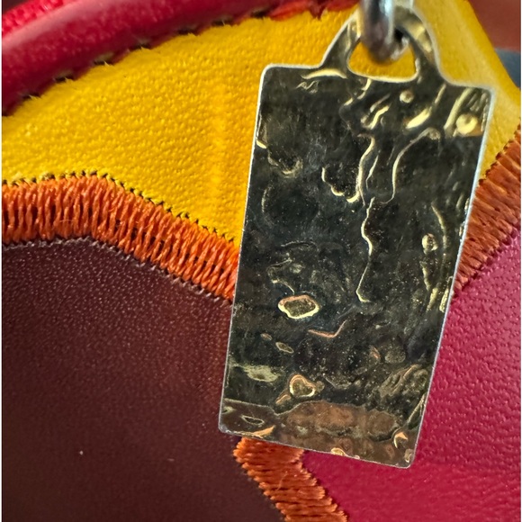 Yves Saint Laurent Multicolor Patchwork Coin Purse - Picture 7 of 7